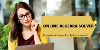 ONLINE ALGEBRA SOLVER