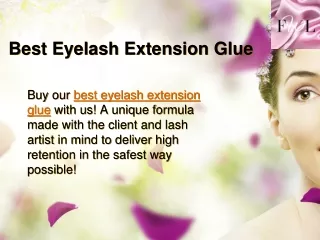 Best Eyelash Extension Glue
