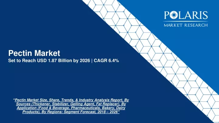 pectin market set to reach usd 1 87 billion by 2026 cagr 6 4
