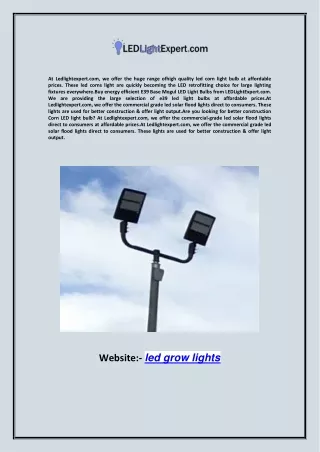 at ledlightexpert com we offer the huge range