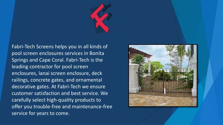 fabri tech screens helps you in all kinds of pool