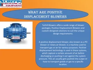 what are positive displacement blowers