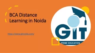BCA Distance Learning in Noida
