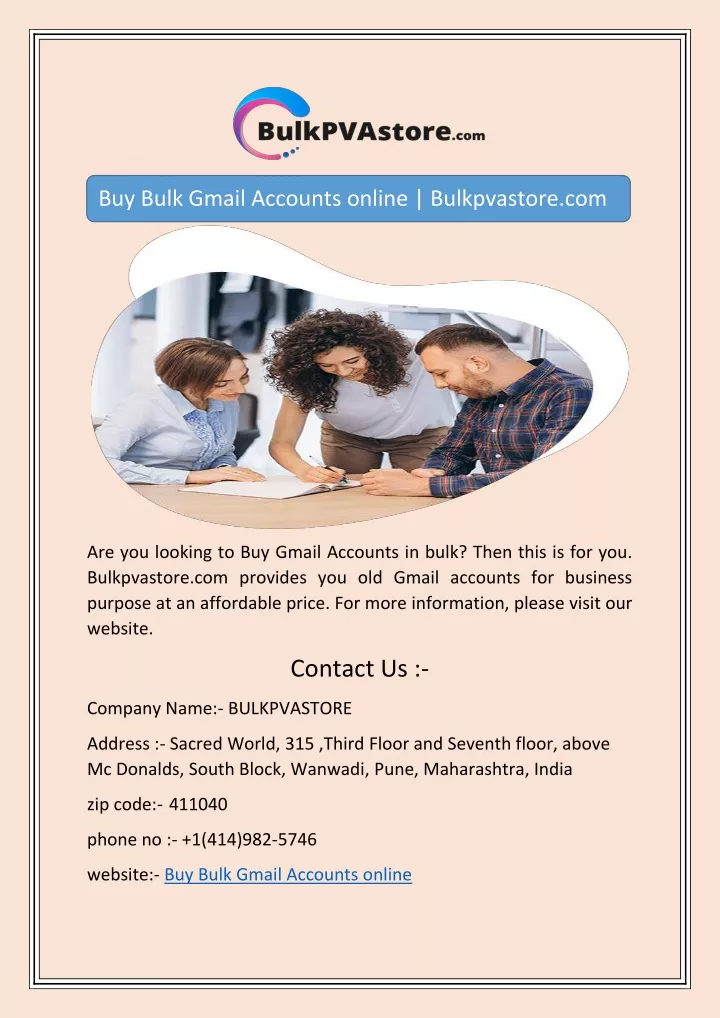 buy bulk gmail accounts online bulkpvastore com