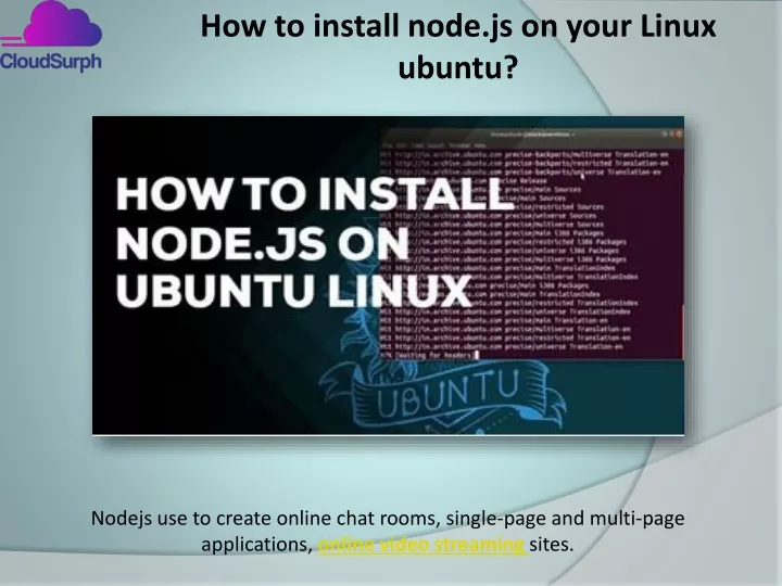 how to install node js on your linux ubuntu