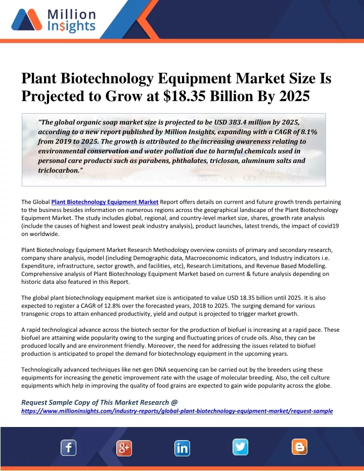 plant biotechnology equipment market size