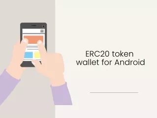ERC20 token wallet for Android