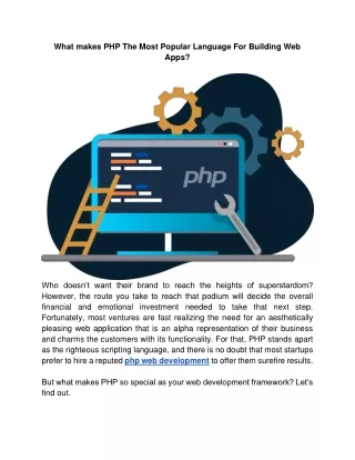 What makes PHP The Most Popular Language For Building Web Apps-converted