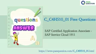 c c4h510 01 free questions c c4h510 01 free