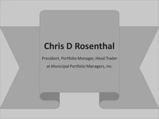 Chris D Rosenthal - A People Leader and Influencer