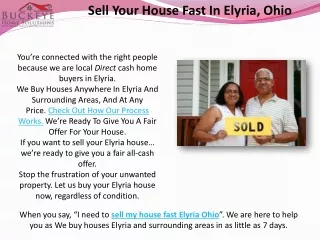 Sell Your House Fast in Lorain - We Buy Houses Lorain