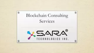 blockchain consulting services