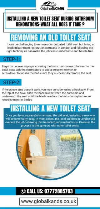 INSTALLING A NEW TOILET SEAT DURING BATHROOM RENOVATIONS-WHAT ALL DOES IT TAKE