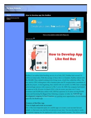 my new website