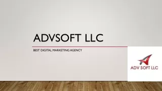 AdvSoft LLC Digital Marketing Agency