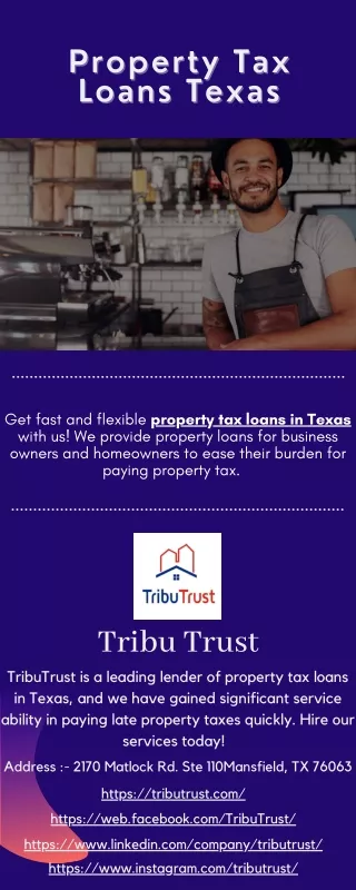 Property Tax Loans Texas