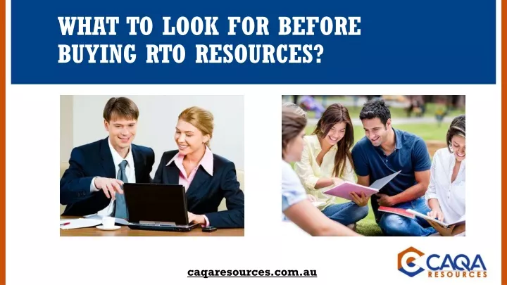 what to look for before buying rto resources