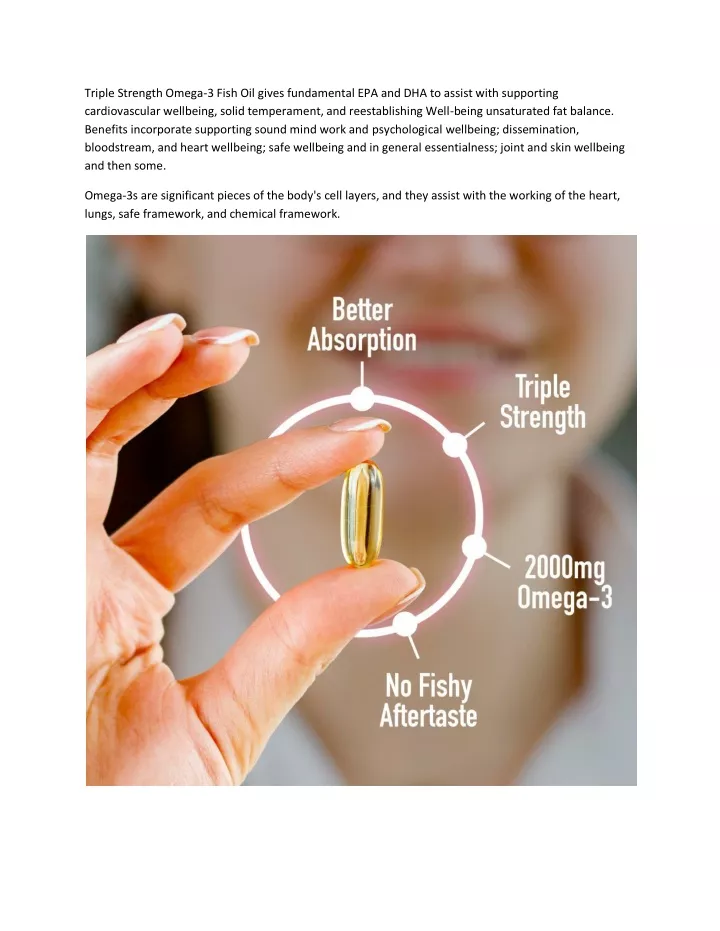 triple strength omega 3 fish oil gives