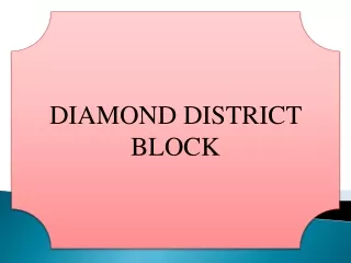 diamond district engagement rings