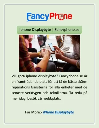 iphone displaybyte fancyphone se