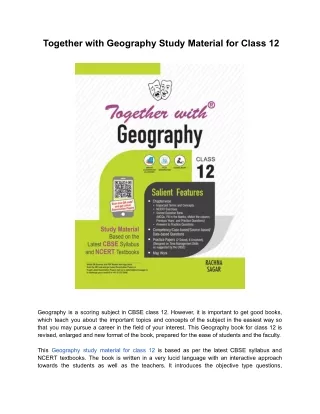 together with geography study material for class