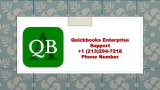 Quickbooks Enterprise Support