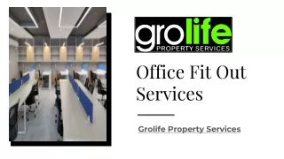 Office Fit Out Services Brisbane - Grolife