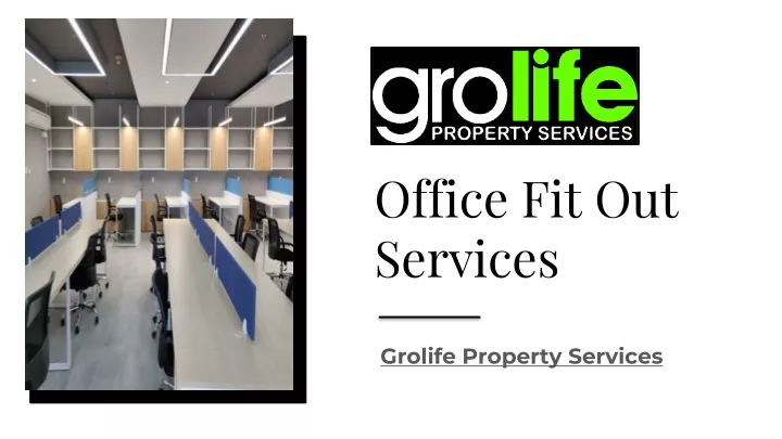office fit out services