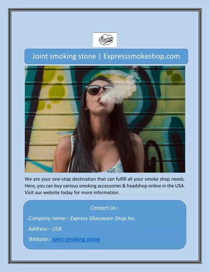 joint smoking stone expresssmokeshop com