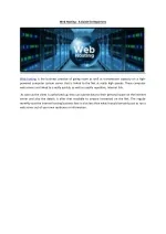 Web Hosting - slide 1