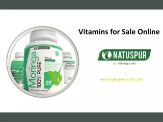 Vitamins for Sale Online  - www.natuspurhealth.com