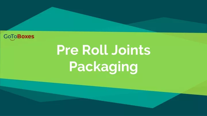 pre roll joints packaging