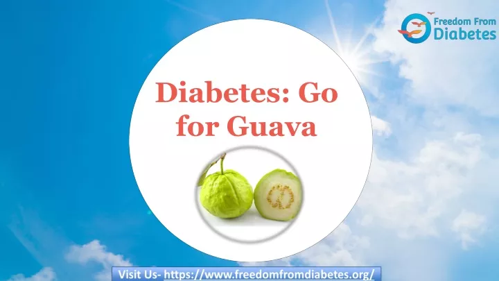 diabetes go for guava