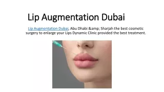 lip augmentation dubai