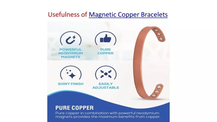 usefulness of magnetic copper bracelets