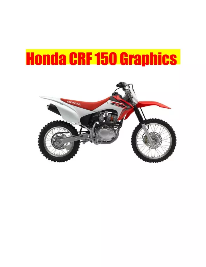 honda crf 150 graphics