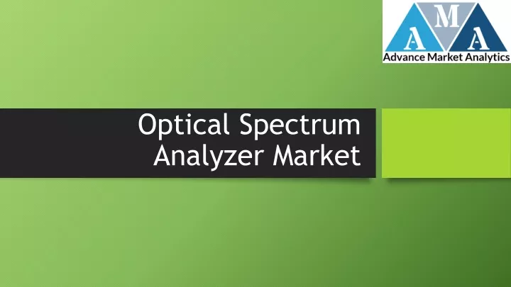 optical spectrum analyzer market