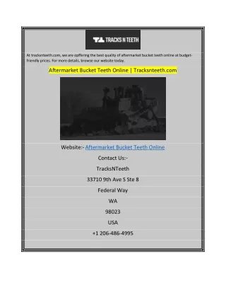 at tracksnteeth com we are opffering the best