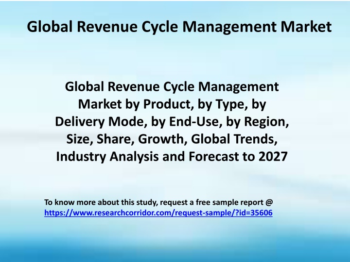 global revenue cycle management market