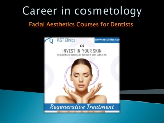 Career in cosmetology
