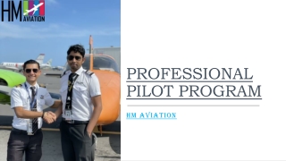 PROFESSIONAL PILOT PROGRAM