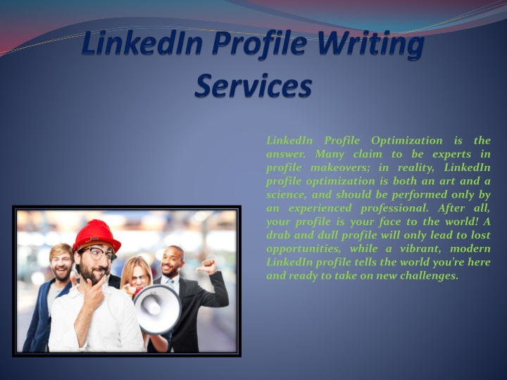 linkedin profile writing services