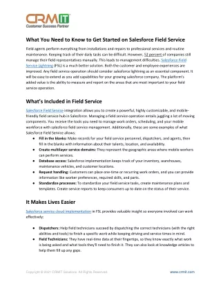 what you need to know to get started