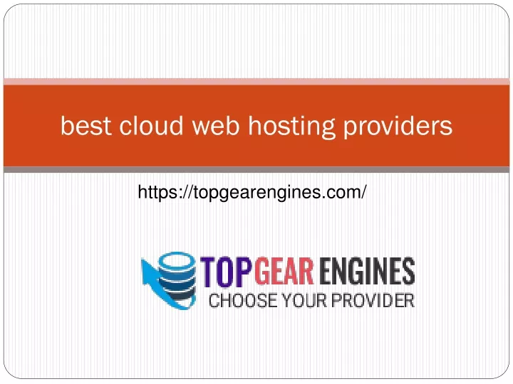 best cloud web hosting providers