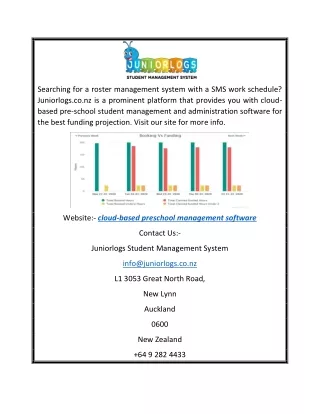 Cloud-based Preschool Management Software | Juniorlogs.co.nz