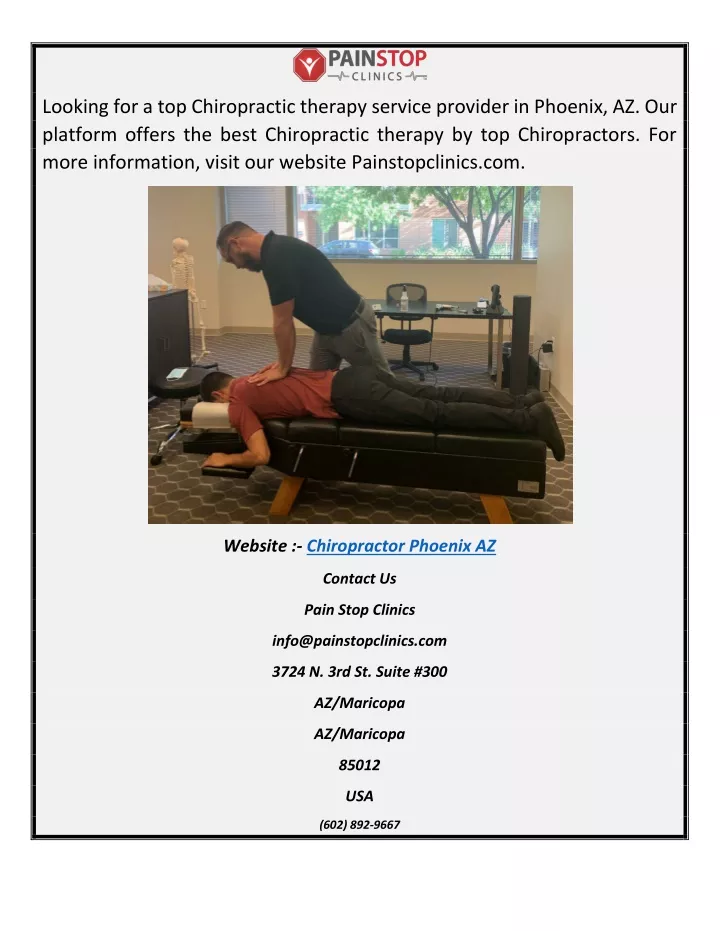 looking for a top chiropractic therapy service