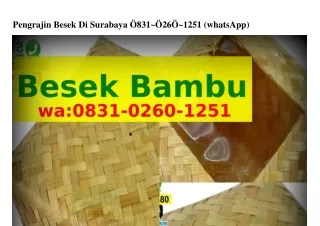 Pengrajin Besek Di Surabaya Ö83I-Ö2ᏮÖ-I25I{WA}
