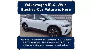 Volkswagen ID.4: VW's Electric-Car Future is here.
