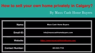 How to sell your own home privately in Calgary