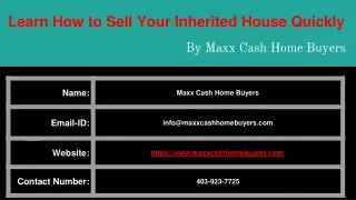 Learn How to Sell Your Inherited House Quickly